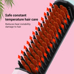 Straightening Comb Rechargeable Hair Wireless Straightener Curler