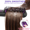 Hair Straightener Brush, Ionic Plus Steam Straightening Brush For