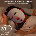 LED Face Mask Facial Care Tool, Red Light Therapy Mask For Face For
