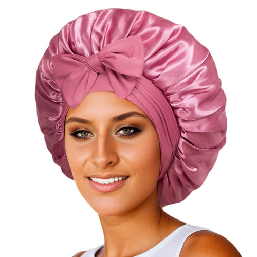 New Silk Bonnet For Sleeping Women Satin Bonnet Hair Bonnet Night