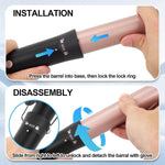 5-in-1 Curling Iron Set, Curling Wand Set With LCD Digital Display And
