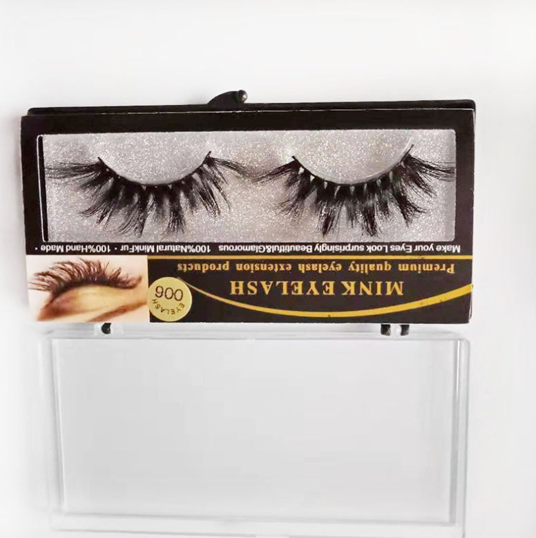 3D mink hair false eyelashes natural thick European and American