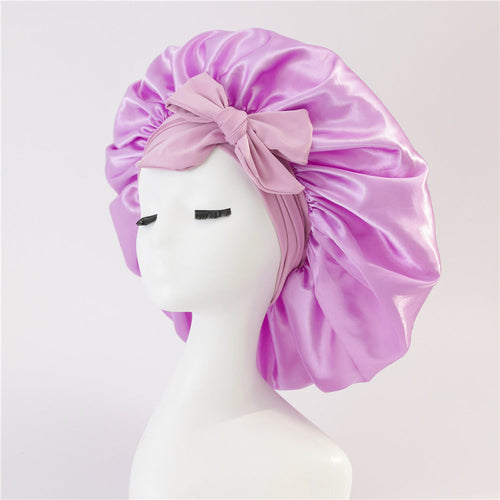 New Silk Bonnet For Sleeping Women Satin Bonnet Hair Bonnet Night