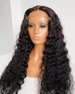 Deep Wave 4x4 Transparent Lace Front Wig