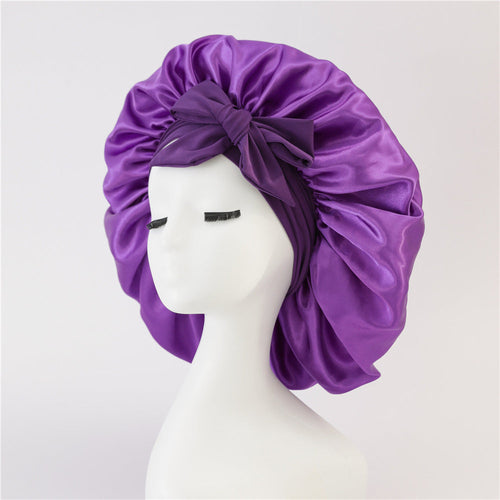New Silk Bonnet For Sleeping Women Satin Bonnet Hair Bonnet Night