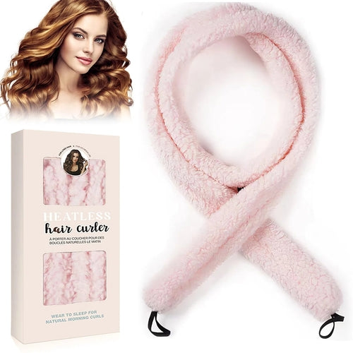 Satin Heatless Hair Curler, Lazy Natural Soft Wave DIY Heatless Curls