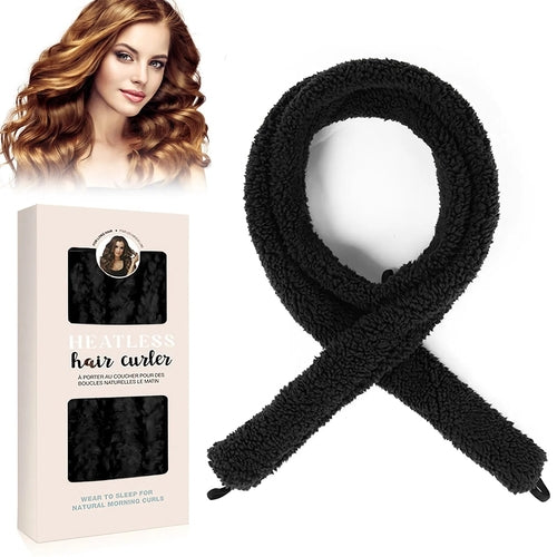 Satin Heatless Hair Curler, Lazy Natural Soft Wave DIY Heatless Curls