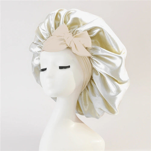 New Silk Bonnet For Sleeping Women Satin Bonnet Hair Bonnet Night