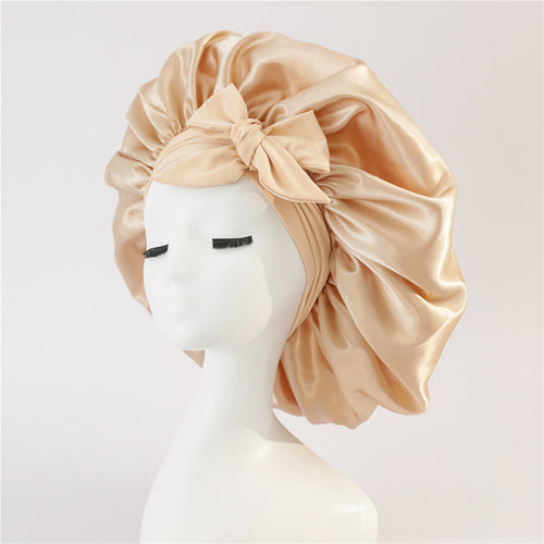 New Silk Bonnet For Sleeping Women Satin Bonnet Hair Bonnet Night
