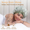 Silk Bonnet For Sleeping Women, Satin Hair Bonnet For Sleeping For
