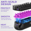 Hair Straightener Brush, Ionic Plus Steam Straightening Brush For