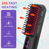 Hair Straightener Brush, Ionic Plus Steam Straightening Brush For
