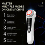 RF & EMS Multi Functional Beauty Devices With Red Blue Light Therapy,