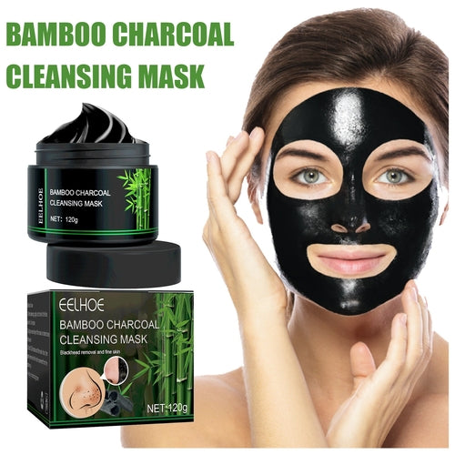 Bamboo Charcoal Peel-Off Mask for Blackhead & Acne Control, Deep