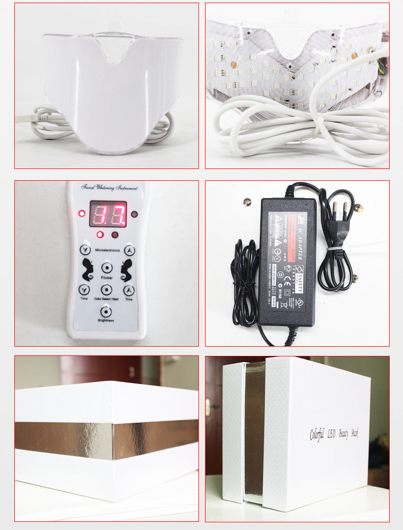 Multi-Tone LED Facial Glow Device 7 Shades