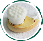 Facial Brush with Bamboo Handle