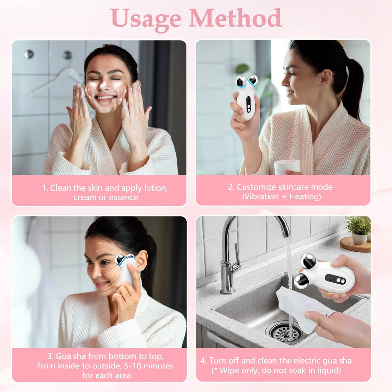 Anti Aging And Wrinkles Microcurrent Facial Device, Boost Skin Care