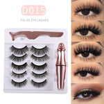 Mink Eyelashes Magnetic Eyelashes 5 Pairs Of Magnets