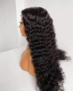 Deep Wave 4x4 Transparent Lace Front Wig
