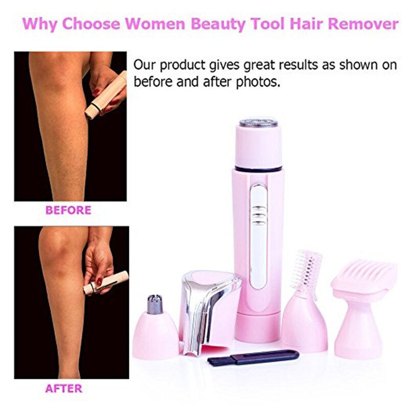 Electric Mini Facial Painless Hair Trimmer Multifunction Hair Removal