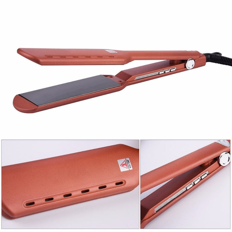 Professional Hair Flat Iron Temperature Adjustable Hair Straightener