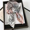 2024 New Fashion 70X70cmPrinted Women's Scarf Pashmina Silk Scarf