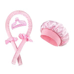 Heatless Curling Rod Night Cap No Heat Ribbon Lazy Hair Curlers