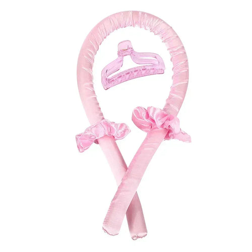 Heatless Curling Rod Night Cap No Heat Ribbon Lazy Hair Curlers