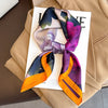 2024 New Fashion 70X70cmPrinted Women's Scarf Pashmina Silk Scarf