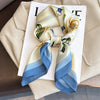 2024 New Fashion 70X70cmPrinted Women's Scarf Pashmina Silk Scarf