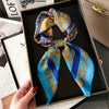 2024 New Fashion 70X70cmPrinted Women's Scarf Pashmina Silk Scarf