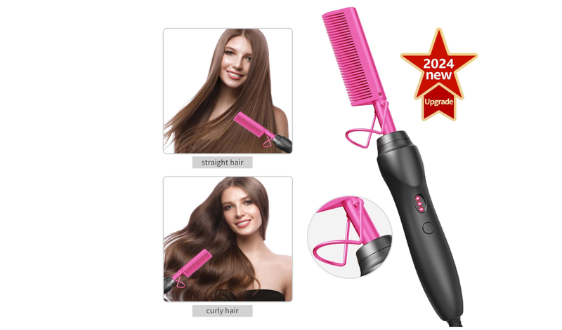 Ceramic Hot Comb Hair Straightener