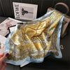 2024 New Fashion 70X70cmPrinted Women's Scarf Pashmina Silk Scarf