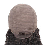 -13x4 HD Transparent Lace Front Loose Curly Human Hair Wigs 200% Densit