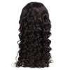 -13x4 HD Transparent Lace Front Loose Curly Human Hair Wigs 200% Densit