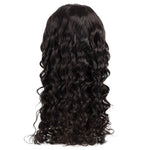 -13x4 HD Transparent Lace Front Loose Curly Human Hair Wigs 200% Densit