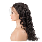 -13x4 HD Transparent Lace Front Loose Curly Human Hair Wigs 200% Densit