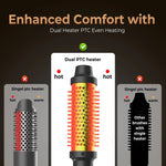 Thermal Brush,1.5 In Ionic Heated Round Brush Makes Hair Smoother,