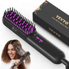 Hair Straightener Brush, Ionic Plus Steam Straightening Brush For