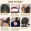 Satin Heatless Hair Curler, Lazy Natural Soft Wave DIY Heatless Curls