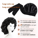 New Silk Bonnet For Sleeping Women Satin Bonnet Hair Bonnet Night