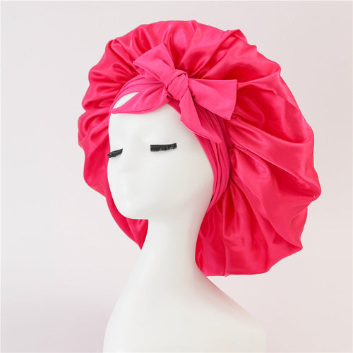 New Silk Bonnet For Sleeping Women Satin Bonnet Hair Bonnet Night
