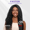 Hair Straightener Brush, Ionic Plus Steam Straightening Brush For