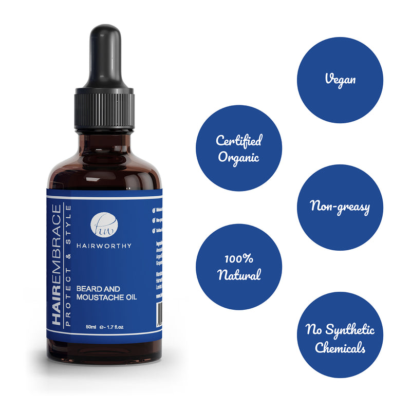 Hairworthy Hair Embrace Beard & Mustache Oil