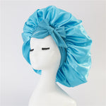 New Silk Bonnet For Sleeping Women Satin Bonnet Hair Bonnet Night