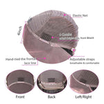 -13x4 HD Transparent Lace Front Loose Curly Human Hair Wigs 200% Densit