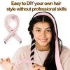 Satin Heatless Hair Curler, Lazy Natural Soft Wave DIY Heatless Curls