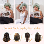 Silk Bonnet For Sleeping Women, Satin Hair Bonnet For Sleeping For