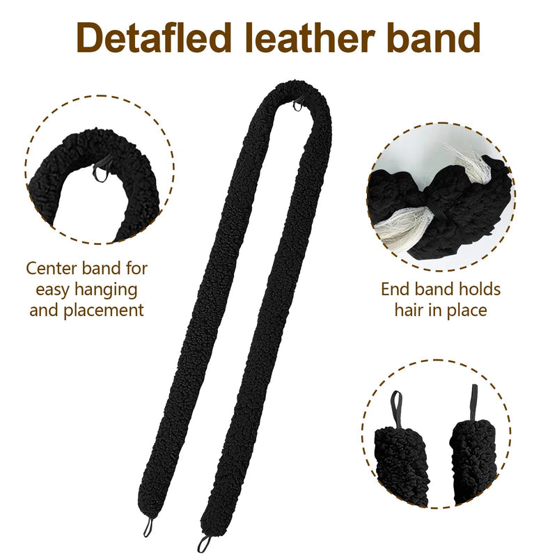 Satin Heatless Hair Curler, Lazy Natural Soft Wave DIY Heatless Curls