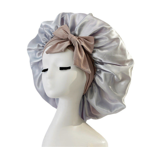 New Silk Bonnet For Sleeping Women Satin Bonnet Hair Bonnet Night